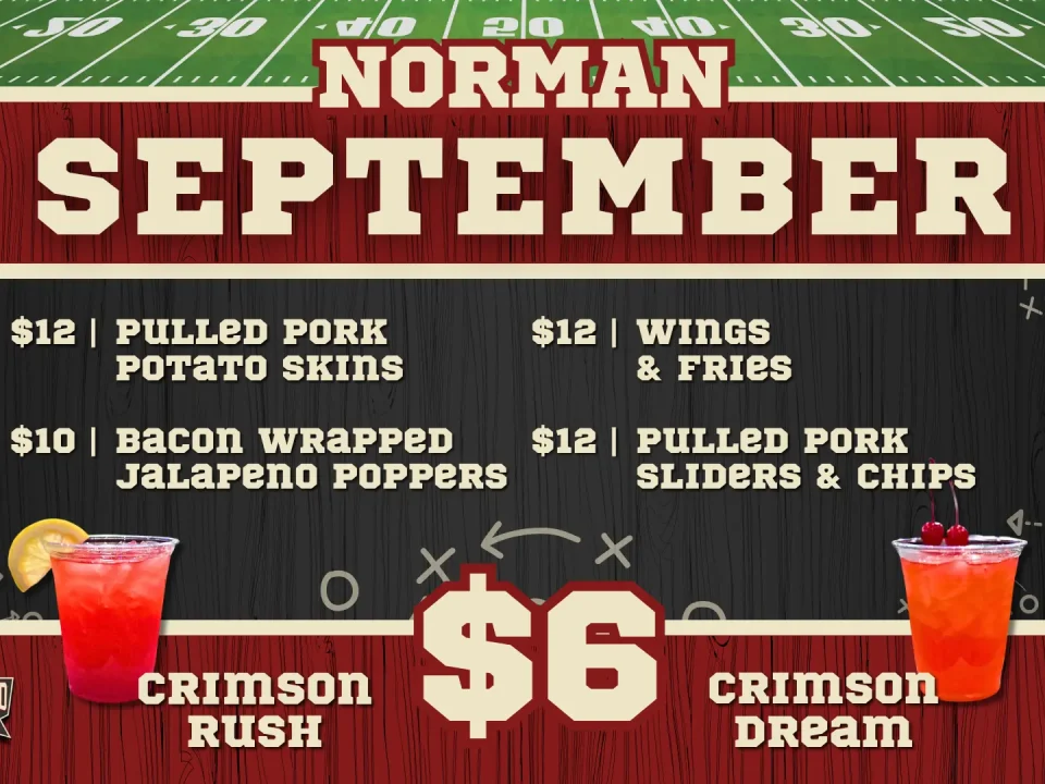 Food & Beverage Specials Website Norman