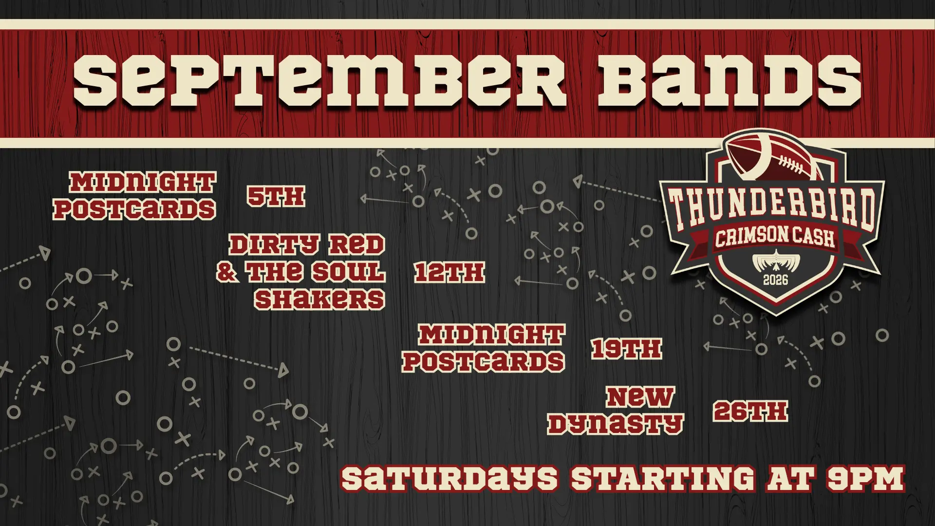 Sept BANDS Thunderbird Casino website